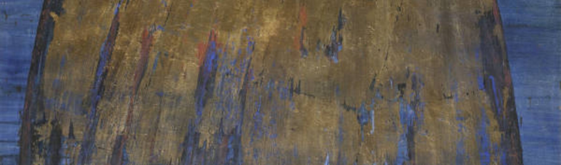 Anna Eva Bergman, Montagne d'or sur fond d'argent, 1959